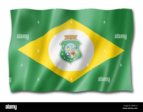 Bandera del estado de Ceará colección de banderas ondeadoras de Brasil