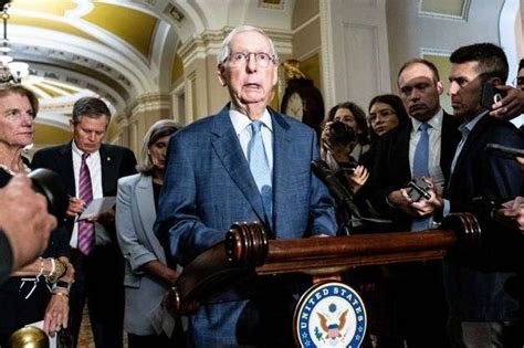 Senate Caucus Leadership Press Conferences In Washington 23 Jan 2024