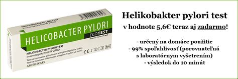 Helikobakter test zo vzorky stolice | Helikobakter pylori