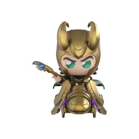 Figura Loki Cosbi Vehicle Series Hot Toys Marvel Collection