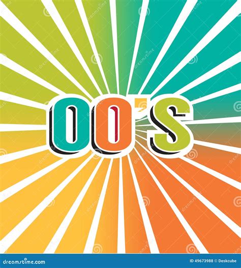 2000s Vintage Color Background Stock Vector - Illustration of