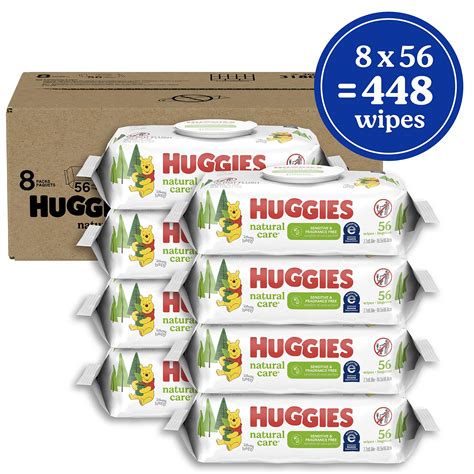 Snapklik Huggies Natural Care Sensitive Baby Wipes Unscented