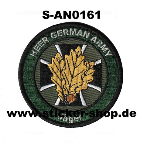 J Ger Balkenkreuz Heer German Army Aufn Her Patch Sticker Shop