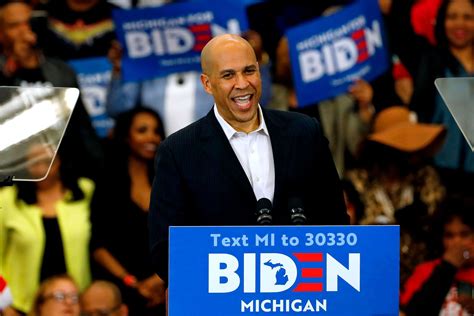 New Jersey Sen Cory Booker Says While Biden Isnt Perfect Hes The