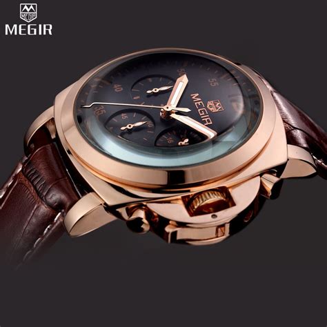 Megir Chronograph Casual Watch Men Luxury Brand Quartz Military Sport