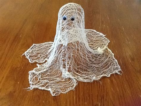 Cheesecloth Ghost Cheesecloth Ghost Cute Crafts I Craft