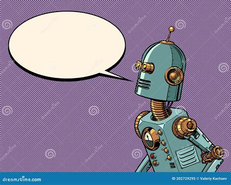 Retro Robot Steampunk Style Stock Vector - Illustration of color ...