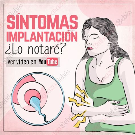 SÍntomas De La ImplantaciÓn Del Embrión Síntomas De Embarazo Anuncio De Embarazo A Abuelos