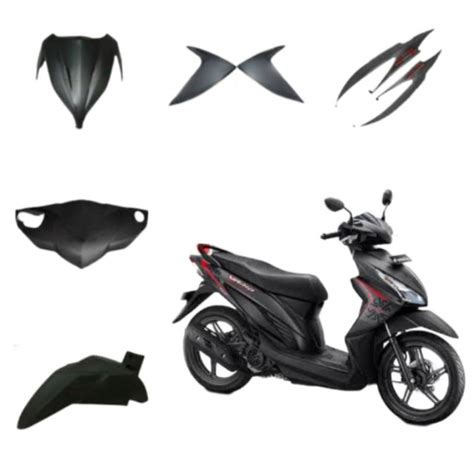 Jual Cover Body Halus Honda Vario Fi Hitam Dof Original Shopee