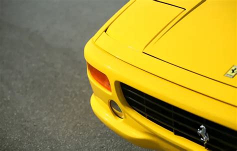 Wallpaper Ferrari, yellow, F355, Ferrari 355 F1 GTS for mobile and ...