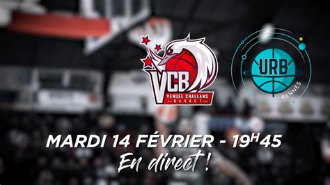 Match I Vend E Challans Basket Vs Urb Rennes Basket Nm Youtube