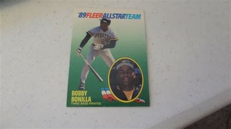 Fleer All Star Team Of Bobby Bonilla Baseball Card Ebay