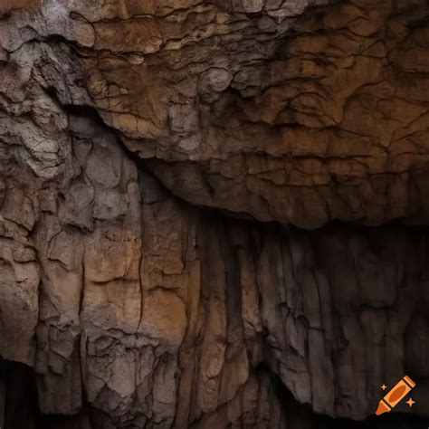 Detailed Hyper Realistic Cave Rock Wall Texture On Craiyon