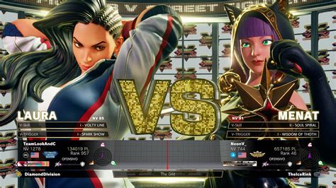 SFV Champion Edition TeamLookAndC LAURA Vs NeonV MENAT Online