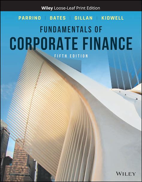 Amazon Fundamentals Of Corporate Finance Parrino