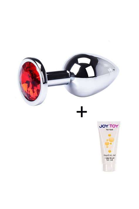 Joytoy Metal Kırmızı Taşlı Anal Vajinal Plug Tıpa Dildo ml Anal Jel Fiyatı Yorumları