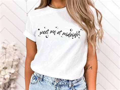 Meet Me At Midnight Shirt Taylor Swift Tshirt Midnights Tshirt Eras Tour Tshirt Ts Midnights