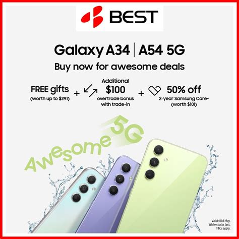 Now Till 6 May 2023 BEST Denki Galaxy A Series Promo SG