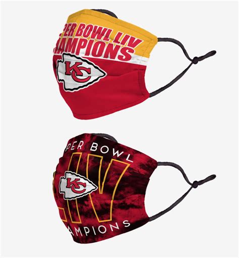 Kansas City Chiefs LIV Champs face masks are the perfect face cover