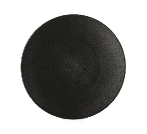 Assiette Coupe Plate Rond Noir Porcelaine Cm Revol Comparer Les