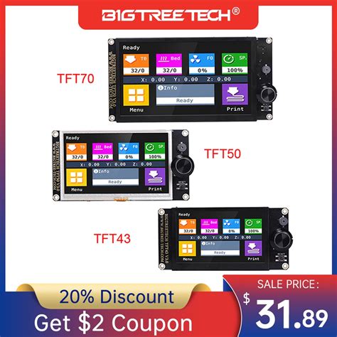 Bigtreetech Tft Tft Tft V Touch Screen Lcd Wifi Wireless