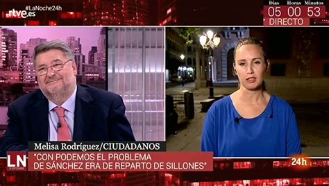 Melisa Rodríguez Ciudadanos sobre la organización de los debates