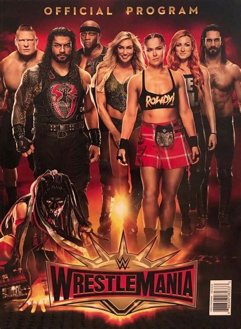 WWE Wrestlemania 35 Program – PW Catalog