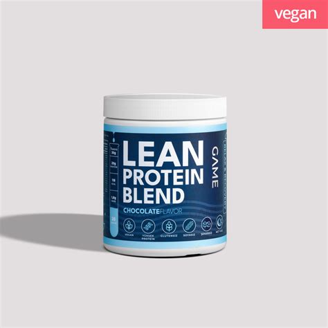 Lean Fit Chocolate Flavor Vegan Protein Tozu Relax And Recovery 600gram Lean Fit By Game®