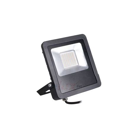 Projecteur LED 50W 4000lm 400W 120 Étanche IP65 Noir Blanc Naturel