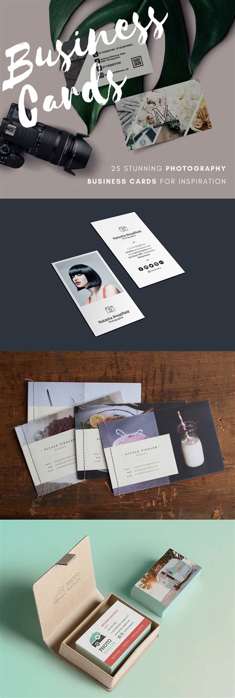 50 Best Photography Business Cards for Inspiration