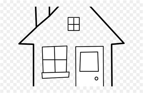 Transparent Housing Clipart - Black And White Clipart House Transparent ...