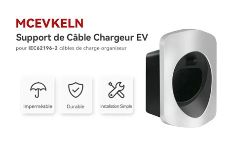 Mcevkeln Wallbox Support Mural De Cable Type Support De Type