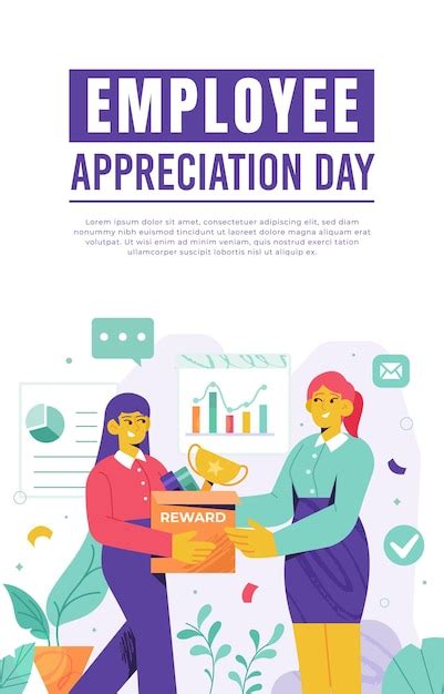 Premium Vector | Employee Appreciation in Business Poster