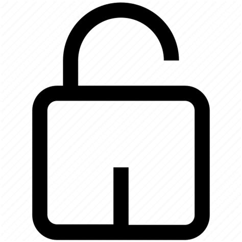 Svg Lock Open Open Lock Padlock Secure Unlock Icon Download On