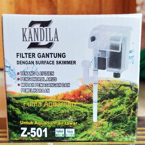 Jual Kandila Z 501 Filter Gantung Aquarium Aquascape Skimmer Kandila