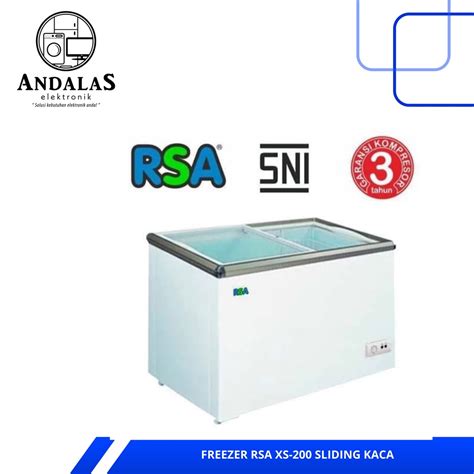 Jual RSA XS 200 CHEST FREEZER BOX SLIDING 200 L LEMARI PEMBEKU BY GEA