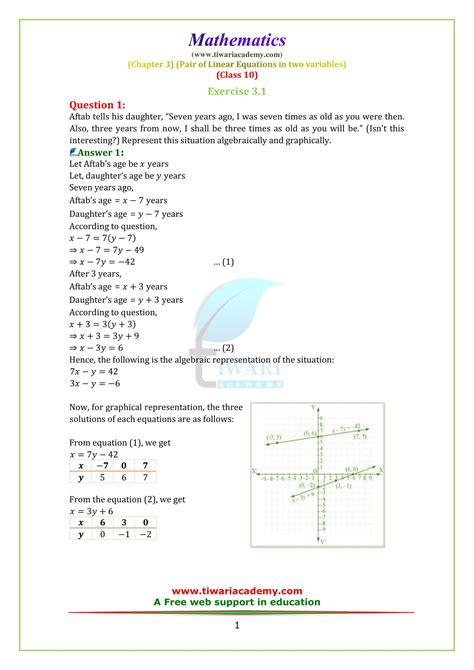 Class Ncert Maths Answers Cbse Ncert Solutions Class Th