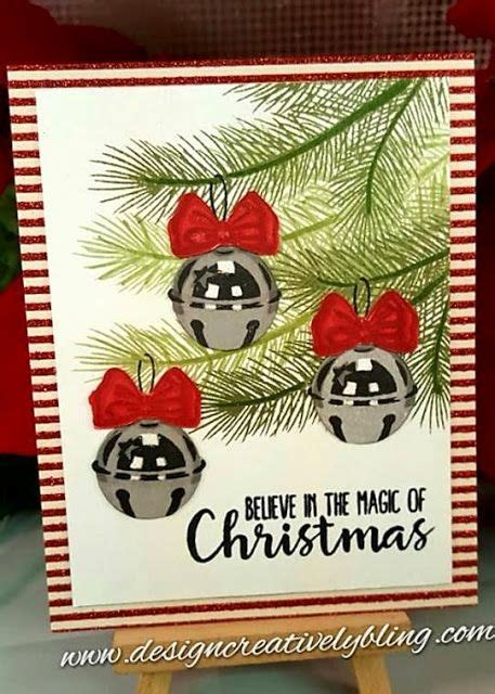 Sunny Studio Stamps Holiday Style Jingle Bell Card By Deana Benson