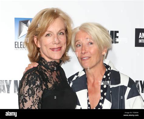 Juliet Stevenson (left) and Emma Thompson attend the gala screening for Say My Name at the Odeon ...