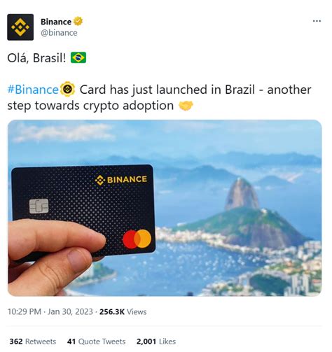 Binance X Mastercard Launched The Binance Card In Brazil