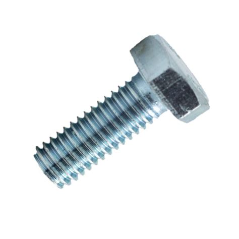 M3x90 Hex Screw Din 933 Steel Class 48 Zinc Blue Cr3