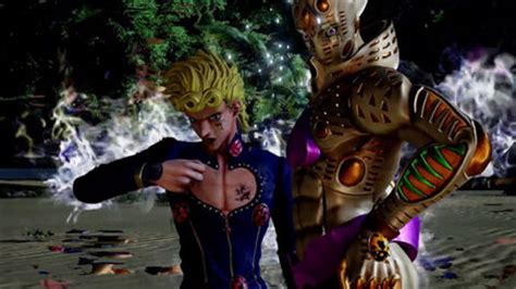 Jump Force DLC Character Giorno Giovanna Gameplay Trailer Gematsu