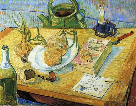 Artwork Replica Still Life With Onions By Vincent Van Gogh