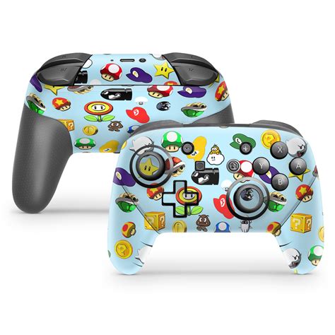 Nintendo Switch Pro Controle Skin Super Mario Pop Arte Skins