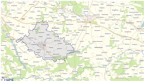 Mapa gminy Środa Wielkopolska Pobierz wysokiej jakości Mapę PDF