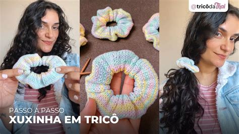 Xuxinha Em Tric Passo A Passo Scrunchie Muito F Cil Rabic Para