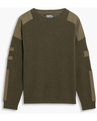 Green Amiri Sweaters And Knitwear For Men Lyst