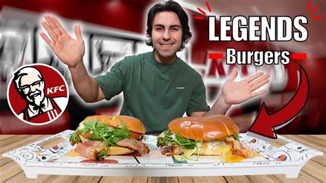 JE TESTE LES NOUVEAUX BURGERS LEGENDS DE CHEZ KFC Burger Fourme D