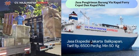 Ekspedisi Jakarta Ke Balikpapan Via Kapal Cepat Majumapanexpress Co Id