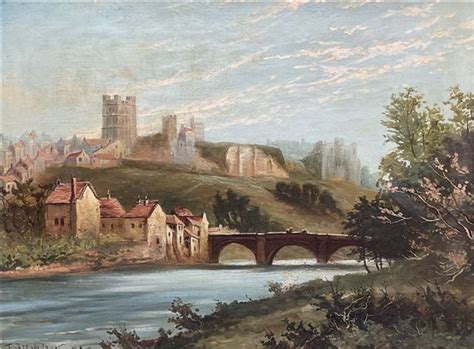 T Stephenson Richmond Castle From The River Swale Mutualart